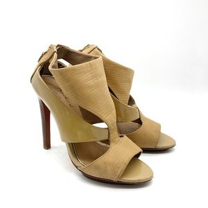 BADGLEY MISCHKA STRAPPY SANDAL HEEL SIZE 6